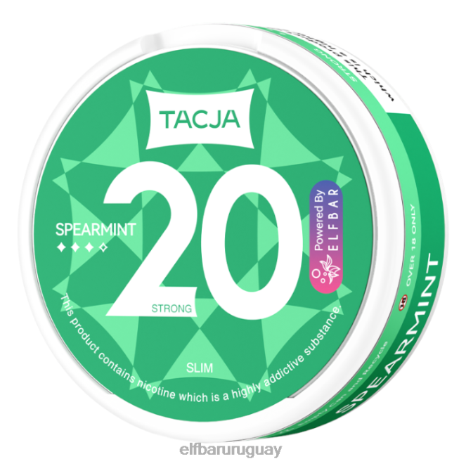 Bolsa de nicotina elfbar tacja - menta verde - 1 paquete - 12 mg/gTH4FV225