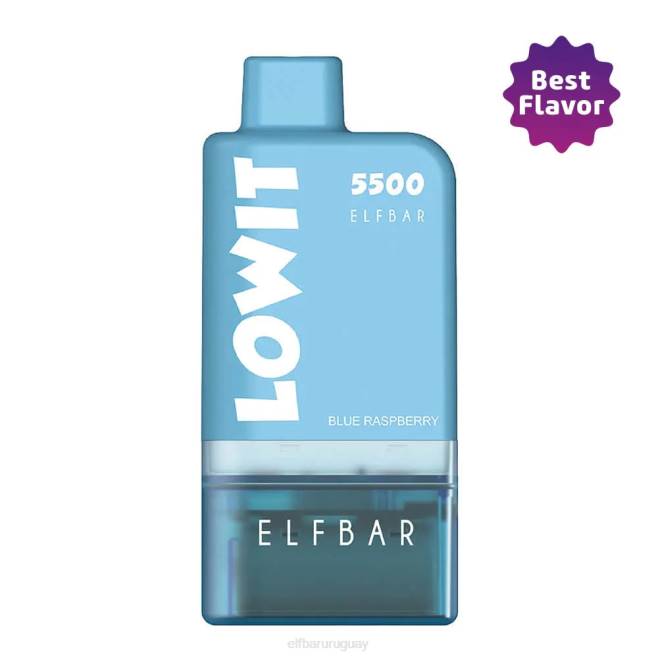 ELFBAR kit de cápsulas precargadas lowit 5500 2% nic frambuesa azul frambuesa azul+batería azul VHPV134