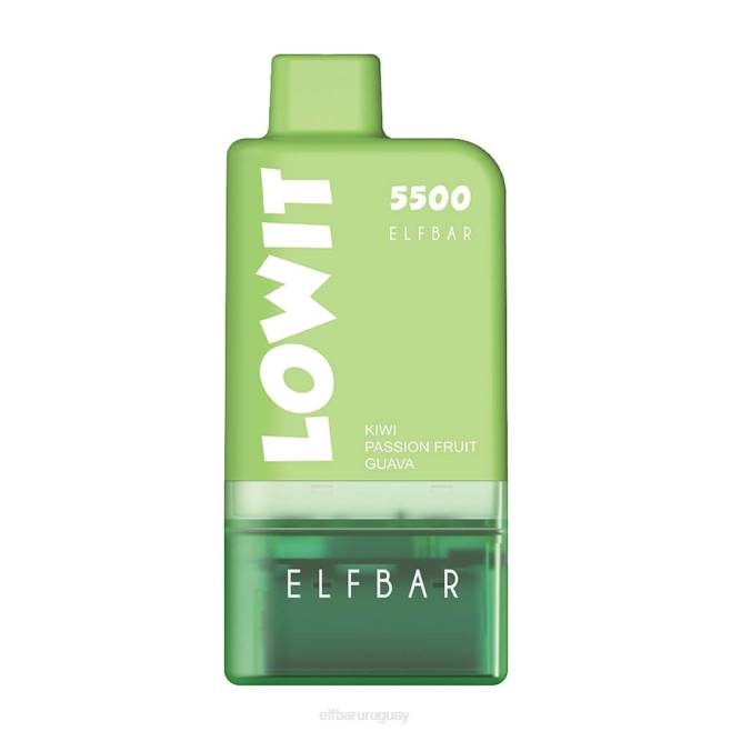 ELFBAR kit de cápsulas precargadas lowit 5500 2% nic kiwi maracuyá guayaba VHPV124