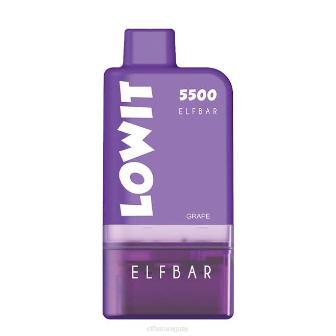 ELFBAR kit de cápsulas precargadas lowit 5500 2% nic uva VHPV128