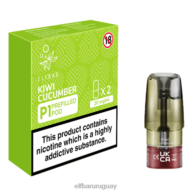 cápsulas precargadas elfbar mate 500 p1 - 20 mg (paquete de 2) xenónTH4FV168