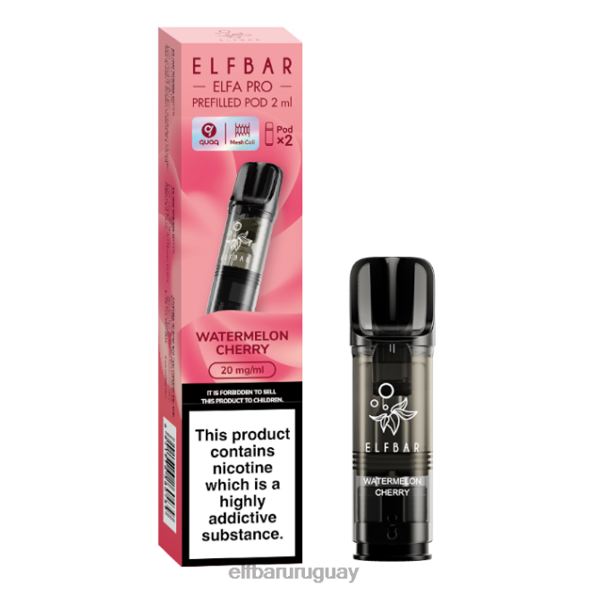 elfbar elfa pro cápsulas precargadas - 20 mg - paquete de 2 cereza sandia TH4FV89