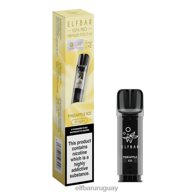elfbar elfa pro cápsulas precargadas - 20 mg - paquete de 2 hielo de piña TH4FV85