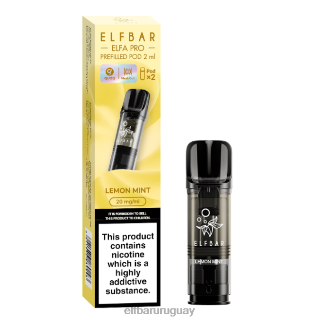 elfbar elfa pro cápsulas precargadas - 20 mg - paquete de 2 menta Limón TH4FV82