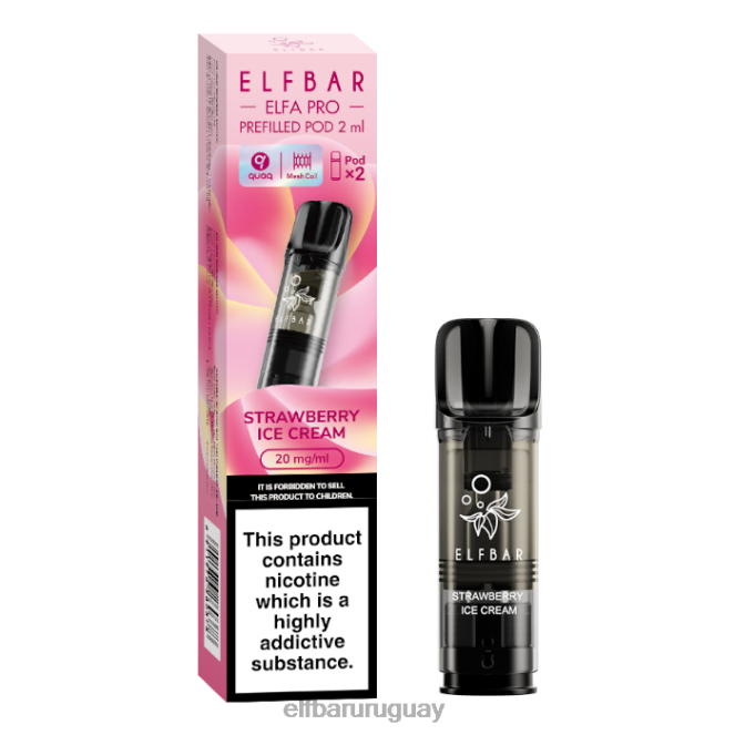 elfbar elfa pro cápsulas precargadas - 20 mg - paquete de 2 nieve de fresa TH4FV99