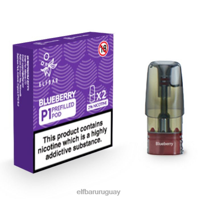 elfbar mate 500 p1 cápsulas precargadas - 20 mg (paquete de 2) arándano TH4FV144
