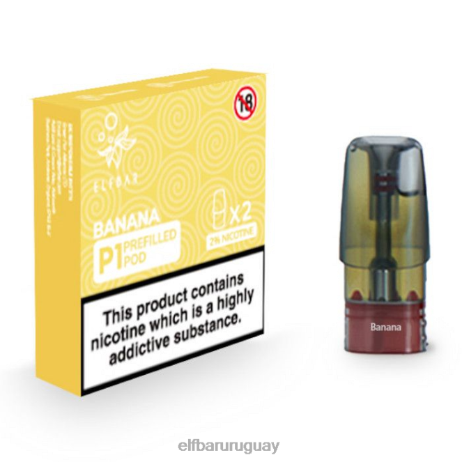 elfbar mate 500 p1 cápsulas precargadas - 20 mg (paquete de 2) banana TH4FV143