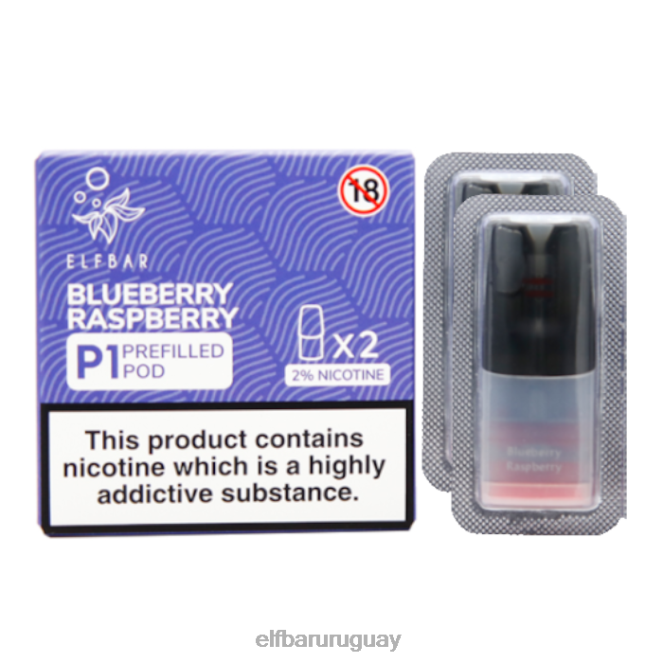 elfbar mate 500 p1 cápsulas precargadas - 20 mg (paquete de 2) fresa TH4FV146