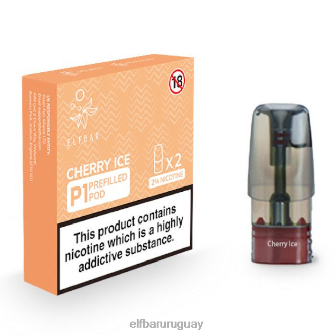 elfbar mate 500 p1 cápsulas precargadas - 20 mg (paquete de 2) hielo de cereza TH4FV156