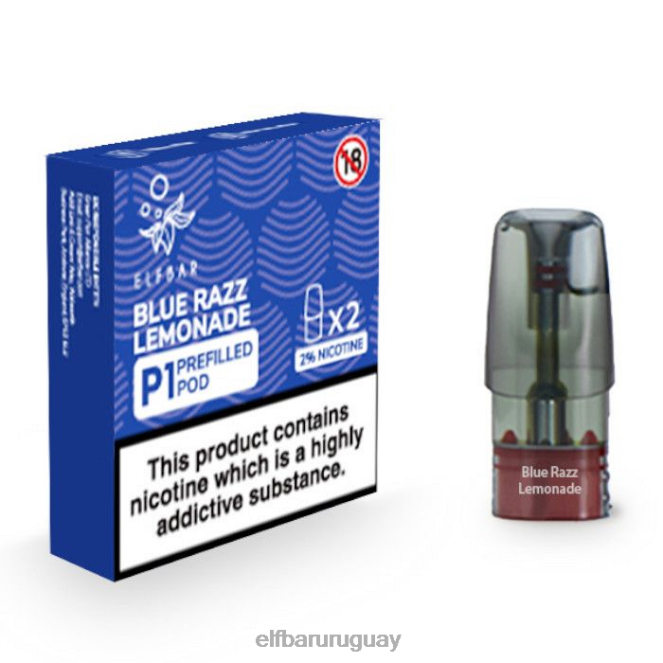 elfbar mate 500 p1 cápsulas precargadas - 20 mg (paquete de 2) limonada azul razz TH4FV154