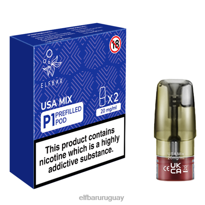 elfbar mate 500 p1 cápsulas precargadas - 20 mg (paquete de 2) mezcla de EE. UU.TH4FV166