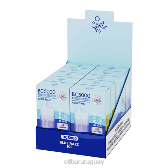 ELFBARV2JJ10blue razz ice eb bc5000 consumidor - individual - 40 mg