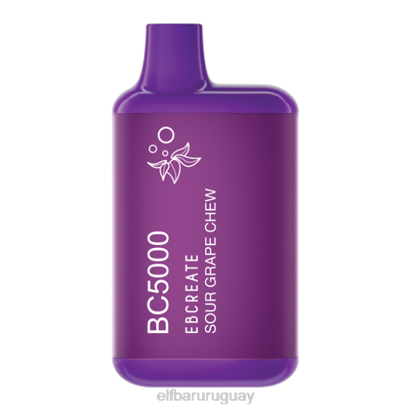 ELFBARV2JJ69Masticable de uva agria ebcreate bc5000 edición térmica para el consumidor - 50 mg - individual
