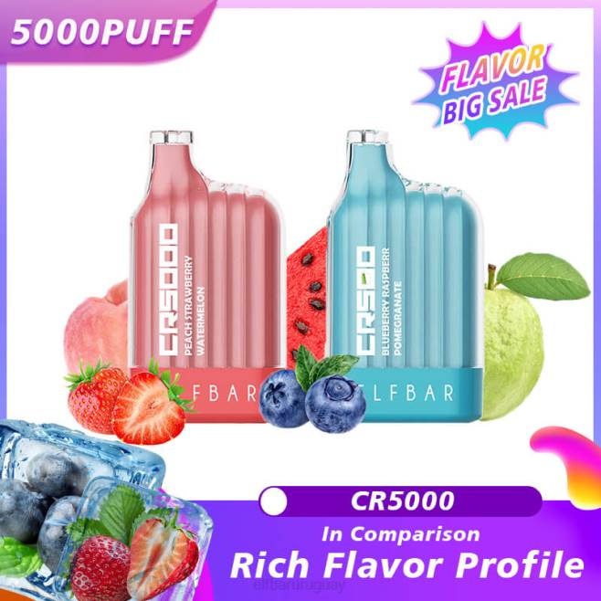 ELFBAR Venta grande disponible del vape cr5000 del mejor sabor limonada azul razz VHPV17