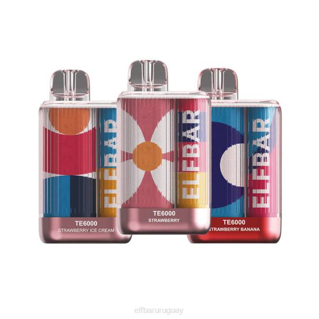 ELFBAR combos de fresa vape te6000 desechables helado de fresa VHPV93
