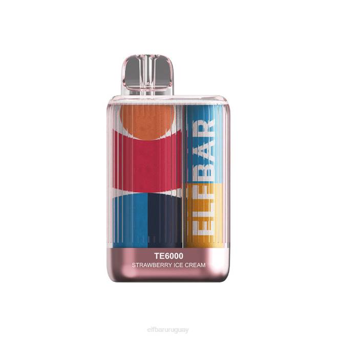 ELFBAR combos de fresa vape te6000 desechables helado de fresa VHPV93