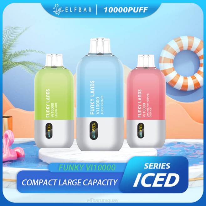 ELFBAR funky lands mejor sabor vape desechable vi10000 serie helada café helado clásico VHPV155