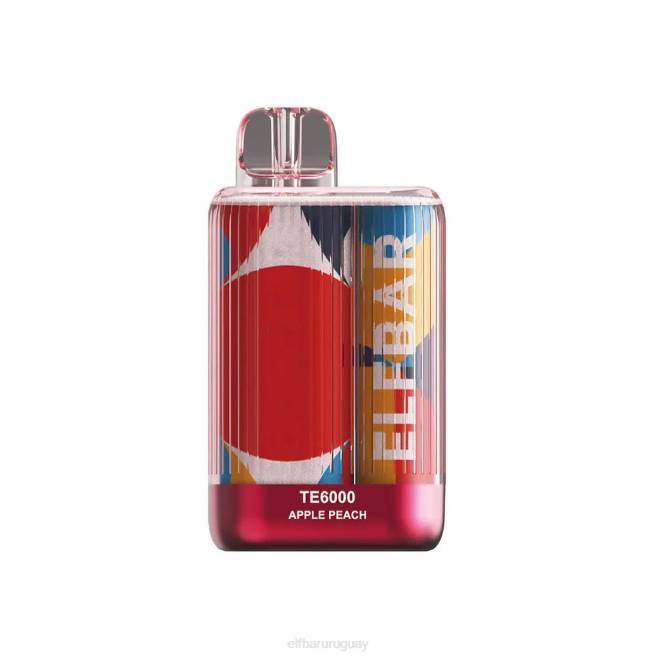 ELFBAR soplos disponibles del vape te6000 durazno manzana VHPV92