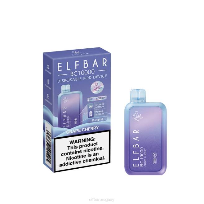 ELFBAR vape desechable nuevo bc10000 10000puffs cereza de uva VHPV40