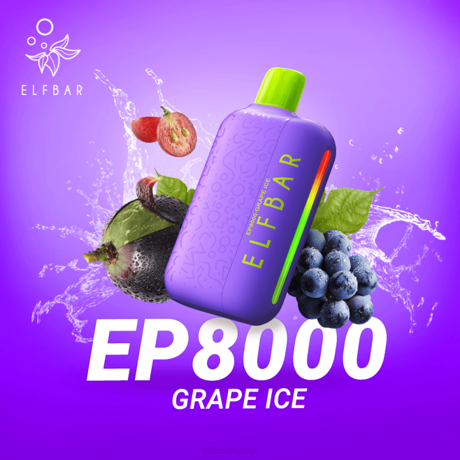 ELFBAR vape desechable nuevos soplos ep8000 cereza de uva VHPV57