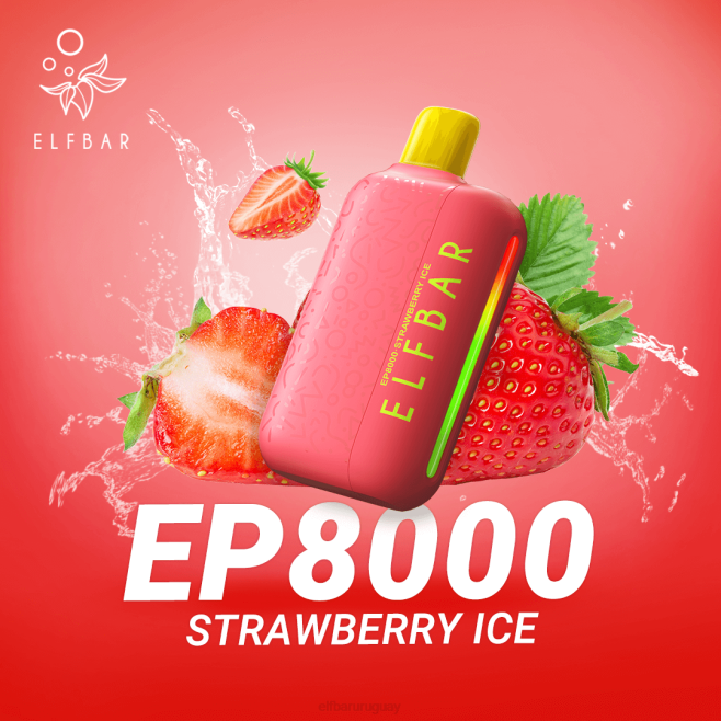ELFBAR vape desechable nuevos soplos ep8000 hielo de fresa VHPV76