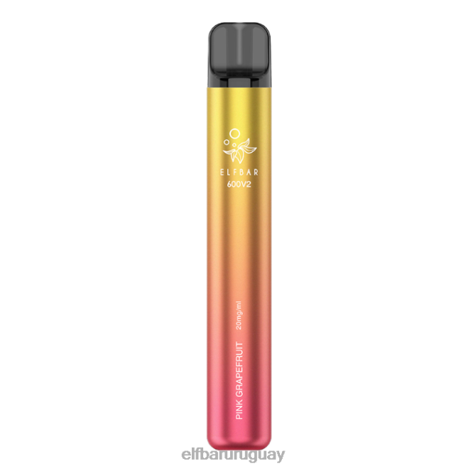 Vaporizador desechable elfbar 600v2 - 20 mg Toronja rosa TH4FV19