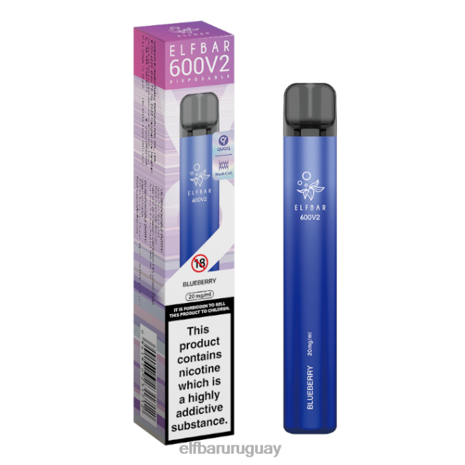 Vaporizador desechable elfbar 600v2 - 20 mg arándano TH4FV1
