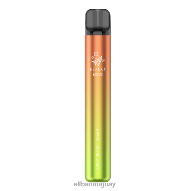 Vaporizador desechable elfbar 600v2 - 20 mg durazno manzana TH4FV11