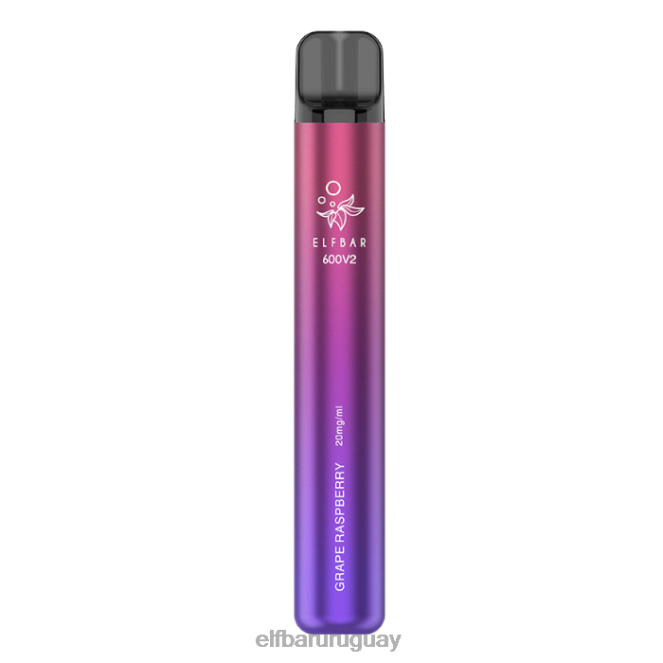Vaporizador desechable elfbar 600v2 - 20 mg frambuesa uva TH4FV24