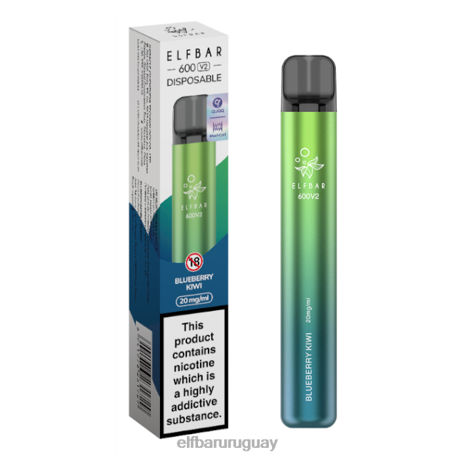Vaporizador desechable elfbar 600v2 - 20 mg kiwi de arándanos TH4FV23