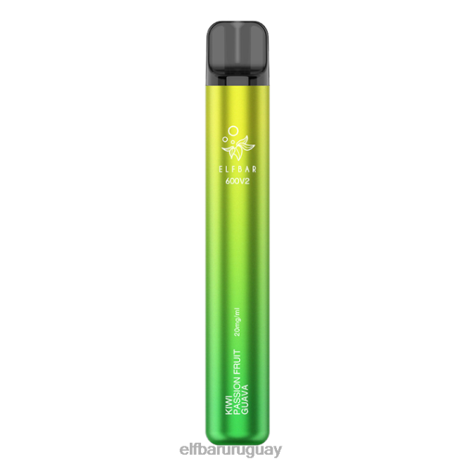 Vaporizador desechable elfbar 600v2 - 20 mg kiwi maracuyá guayaba TH4FV12